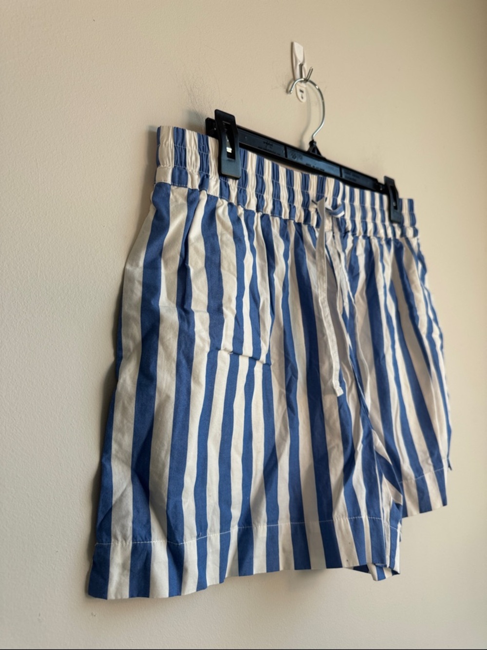 Boden Drawstring Striped Shorts in Blue/White - 8 - Picture 2 of 4